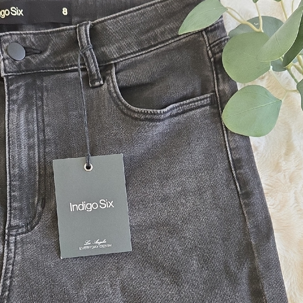 Indigo Six Slim Straight Leg Jeans - Picture 5 of 11